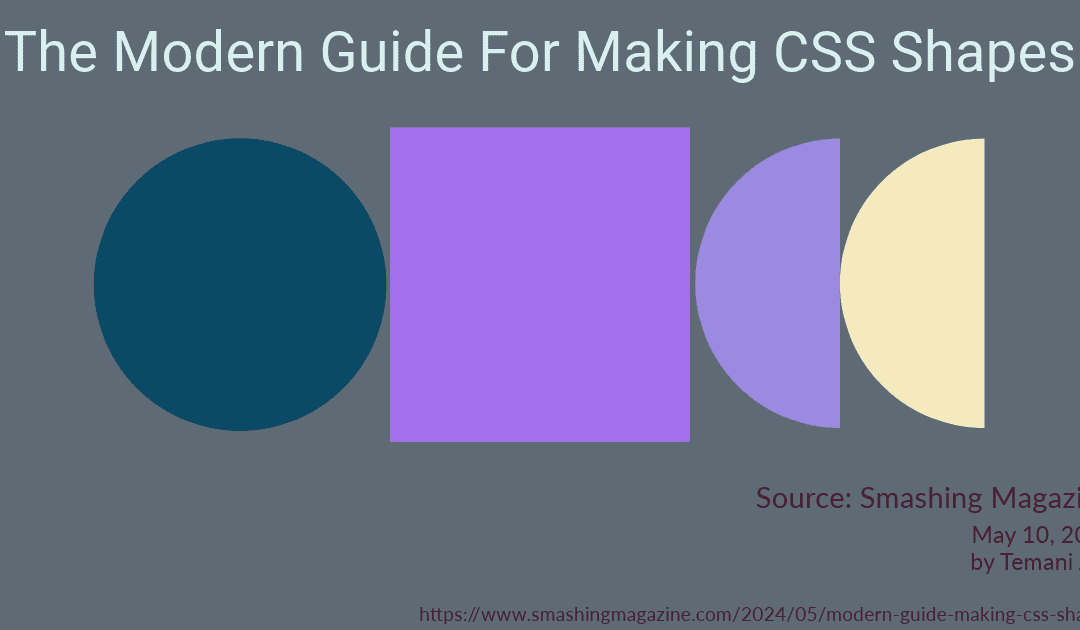 An Interesting Read – CSS Shapes