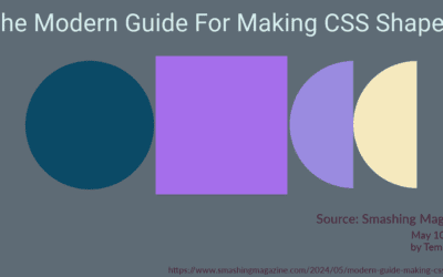 An Interesting Read – CSS Shapes